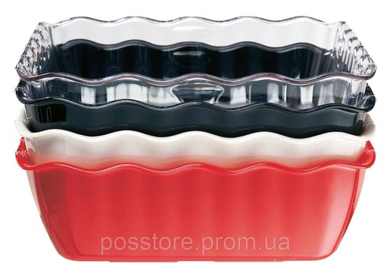Салатник Cambro 17,5x26x8 см, Красный, 2 л | Зображення 2