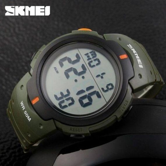 Годинник наручний чоловічий SKMEI 1068AG. YK-950 Колір зелений | Зображення 3