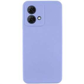 Чохол Silicone Cover Ummi Lakshmi Full Camera (AA) для Motorola Moto G84 Бузковий / Dasheen