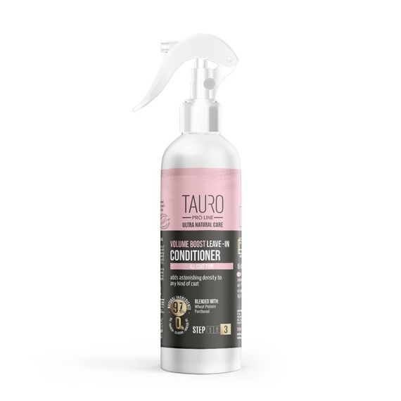 Спрей-кондиционер для придания объема шерсти собак и кошек TAURO PRO LINE Ultra Natural Care Volume Boost Leave - In Conditionier 250 мл