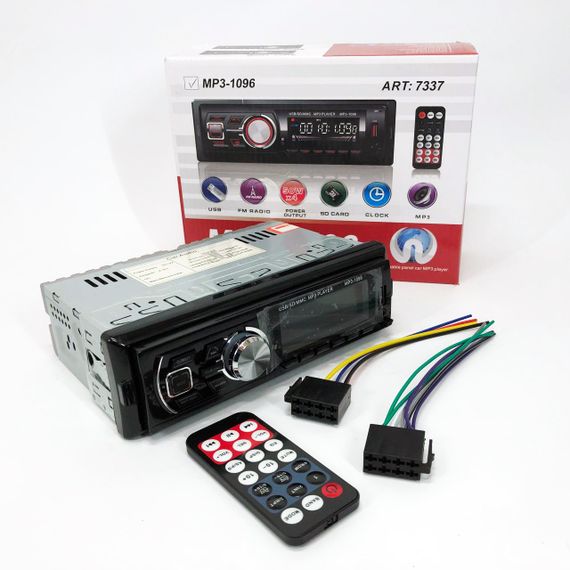 Автомагнітола MP3-1096 BT ISO зі знімною панеллю 4х50W, Магнітофон для машини авто автомобіля | Зображення 8