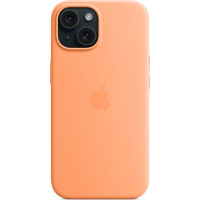 Чехол для мобильного телефона Apple iPhone 15 Silicone Case with MagSafe Orange Sorbet (MT0W3ZM/A) | Зображення 4