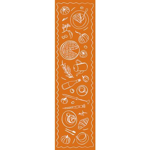 Доріжка на стіл Винце, свічки, смаколики 150x40 см (DR__24S005)