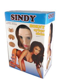 Надувна секс лялька з вібрацією - Sindy 3D