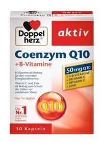 Доппельгерц Коензим Q 10 + вітаміни групи В капсули Doppelherz  Coenzym Q 10 + B-Vitamine Kapseln 30 St.