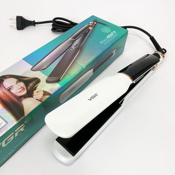 Электрический выпрямитель для гладких волос VGR V-519S, Утюжок с регулятором температуры OI-27 | Зображення 6