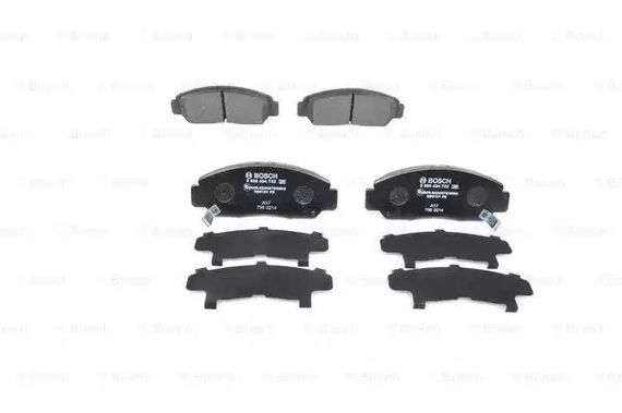 Колодки гальмівні дискові HONDA CIVIC, FR-V передн.  BOSCH (0986424722)