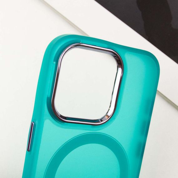 Чехол TPU+PC Lily with MagSafe для Apple iPhone 12 Pro Max (6.7") Green | Зображення 4