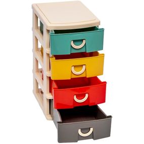 Органайзер настольный 4 отделения LQ27 252-46, 19х13х10 см (116777)