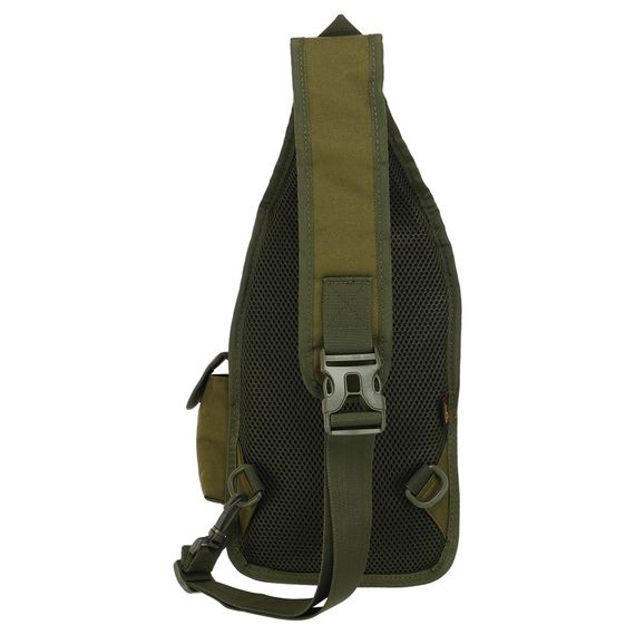 Сумка-слінг тактична з однією лямкою SILVER KNIGHT TY-184 (30х16х8см) 4л Олива | Зображення 4