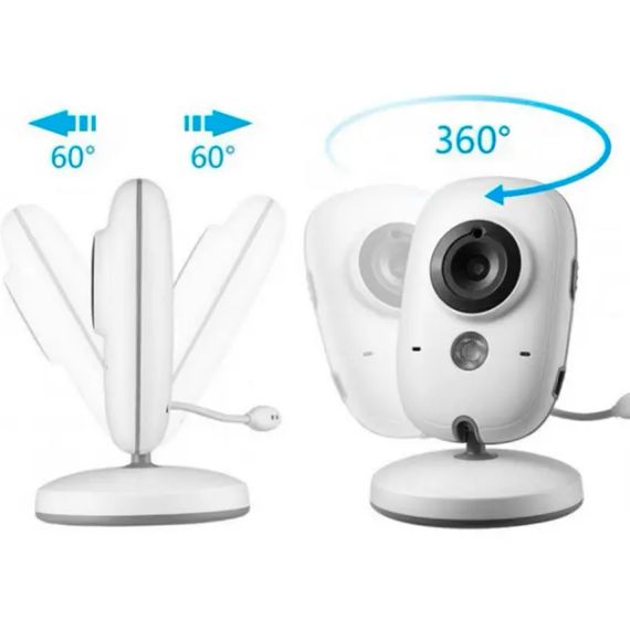 Видеоняня с дисплеем для мамы и детей для наблюдения камера и аудио связь ABM600 | Зображення 4