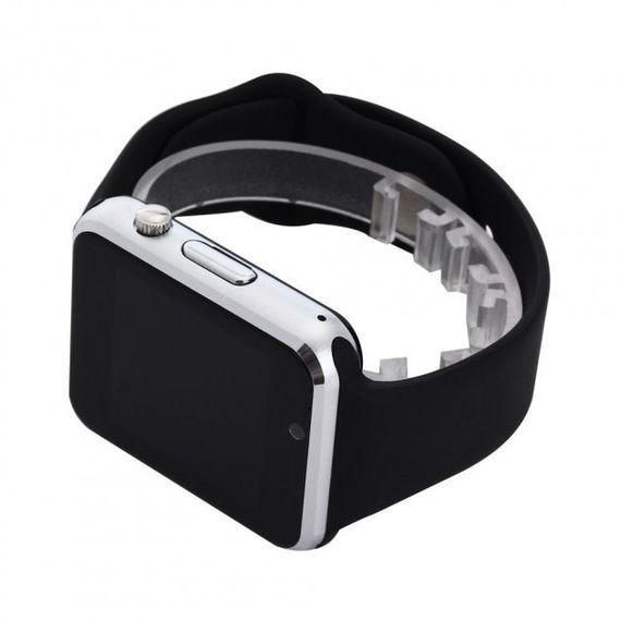 Смарт-часы Smart Watch A1 умные электронные со слотом под sim-карту + карту памяти micro-sd. XW-908 Цвет: серебряный | Зображення 3