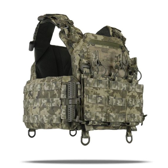 Плитоноска швидкого скидання CEN.2 Cordura1000D NIR піксель +  панель для  3 або 6 магазинів | Зображення 1