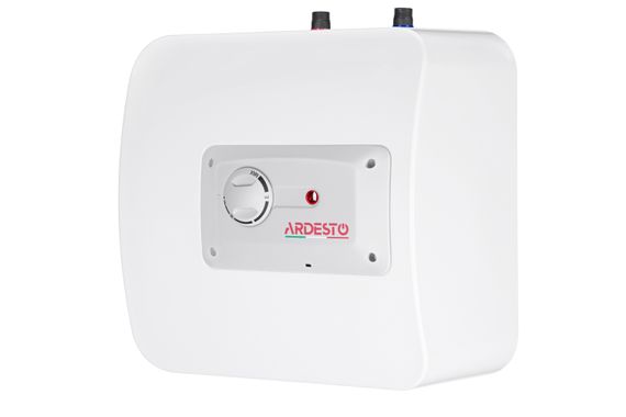 Водонагрівач електричний Ardesto EWH-10UMWMI під мийкою 10 л 1200 Вт, "мокрий" ТЕН, прямокутний, білий (3100840)