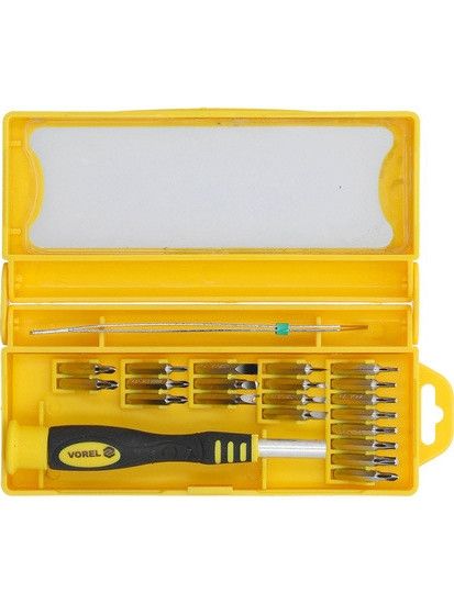 Набір біт насадки для точних робіт 22 штуки VOREL-64395