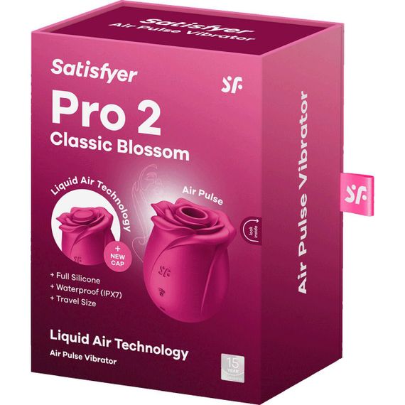 Вакуумний кліторальний стимулятор Satisfyer Pro 2 Classic Blossom, технологія Liquid Air Sex Aura | Зображення 6