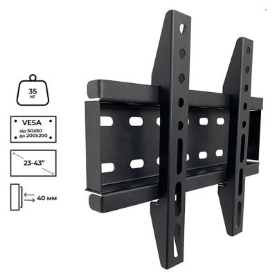 Кронштейн Charmount TV02F Black | Зображення 6