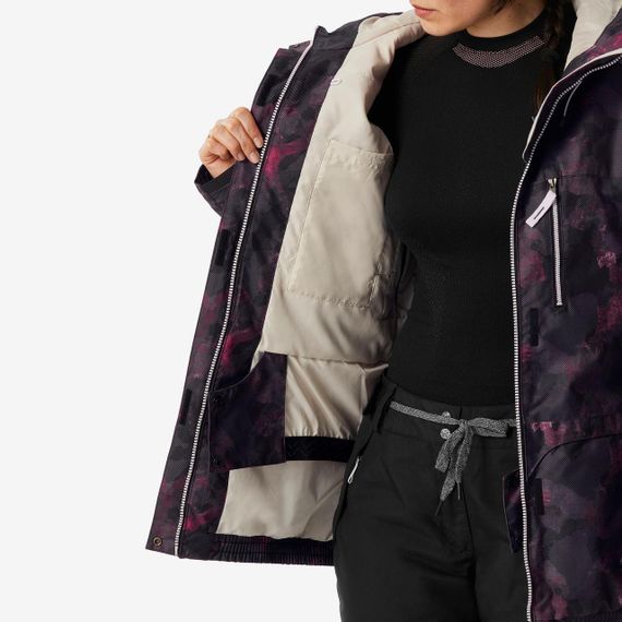 Куртка жіноча 500 для сноубордингу чорна/рожева - S | Зображення 7