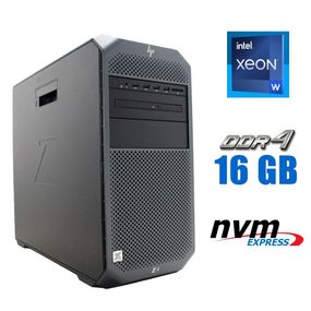Рабочая станция HP Z4 G4 Workstation Tower / Intel Xeon W-2123 (4 (8) ядра по 3.6 - 3.9 GHz) / 16 GB DDR4 / 256 GB SSD M.2 / no video card / DVD-ROM б/у