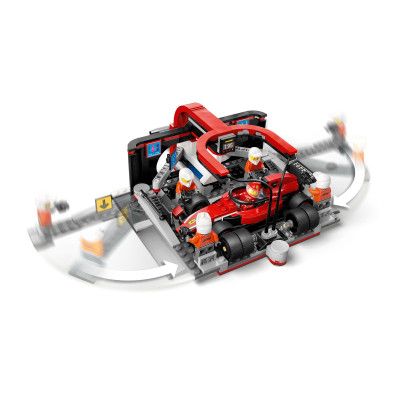 Конструктор LEGO City Пит-стоп и пит-экипаж F1 с болидом Ferrari (60443) | Зображення 8