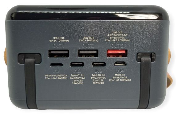 Power Bank 80000 mAh 22,5 W Remax RPP-566 реальна ємність швидке заряджання зовнішній акумулятор павербанк | Зображення 3