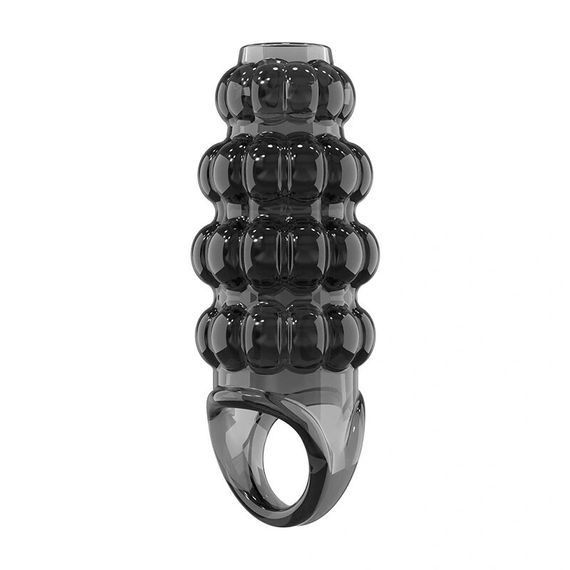Насадка-экстендер MELEON Dominate Beads PS-16 для пениса с текстурированной поверхностью Sex Aura | Зображення 2