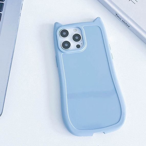 Чохол TPU GETMAN Cat with straps для Apple iPhone 14 Pro Max (6.7") Blue | Зображення 4