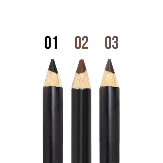 Водостойкий карандаш для бровей Huda beauty 03 коричневый | Зображення 4