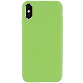 Чохол Silicone Case Full Protective (AA) NO LOGO для Apple iPhone X / XS (5.8") М'ятний / Mint