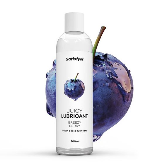 Лубрикант на водной основе Satisfyer Juicy Lubricant Breezy Berry water based 300 мл | Зображення 1