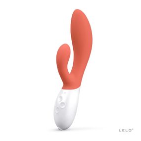 Вібратор-кролик LELO Ina 3 Coral, 10 режимів вібрації, потужний мотор Sex Aura