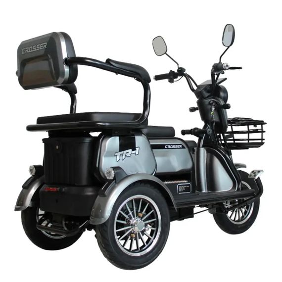 Електротрайк Crosser TR-1 1500W 72V 24Ah, триколісний електроскутер, до 55 км, для дорослих та літніх | Зображення 8