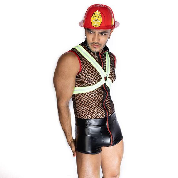 Мужской эротический костюм пожарного JSY 9152 One Size sexstyle | Зображення 2