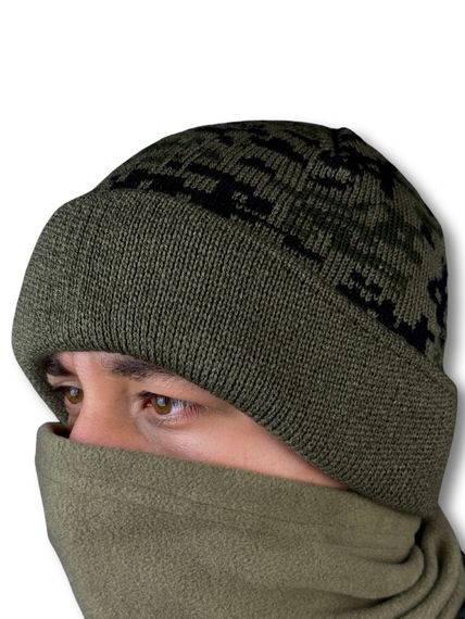 Шапка ЗСУ піксель з флісом | Зображення 1