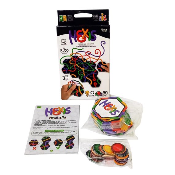 Настільна розважальна гра "Hexis" Danko Toys G-HEX-01-01 рос | Зображення 1