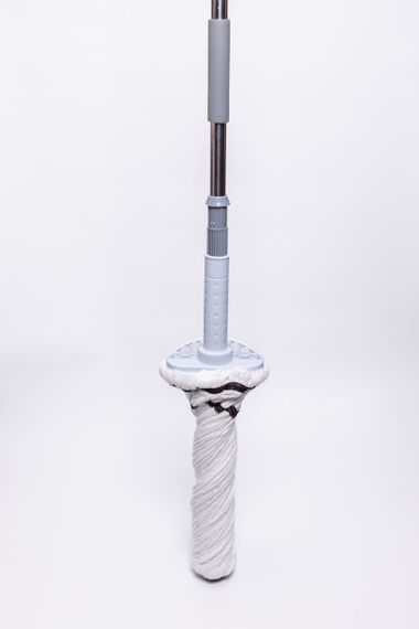 Швабра з класичною круглою насадкою для вологого прибирання підлоги, підходить для плитки, ламінату HP-35015-15 | Зображення 5