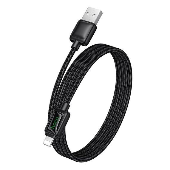 Дата кабель Hoco U146 Mundo USB to Lightning 12W (1.2m) Black | Зображення 4
