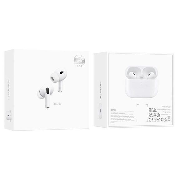 Наушники Bluetooth Borofone BW36, White, Кейс | Зображення 2