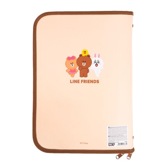 Папка факультативная A4 YES Line Friends 492470 34х24х3 см | Зображення 5