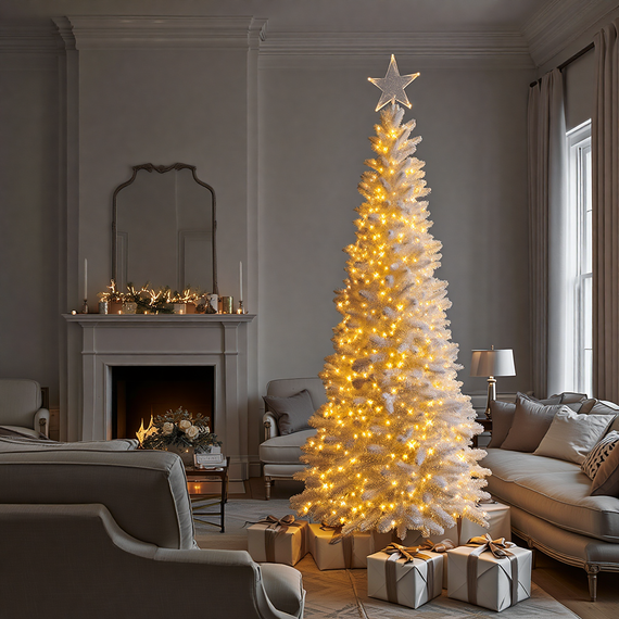 Гірлянда Різдвяна фея вулична 100 м 1000 LED білий провід Жовтий CF1000L100MWY | Зображення 5