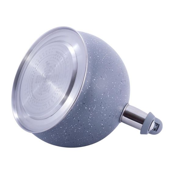 Чайник Kamille Whistling Kettle 3л з нержавіючої сталі зі свистком (чорний граніт) | Зображення 3
