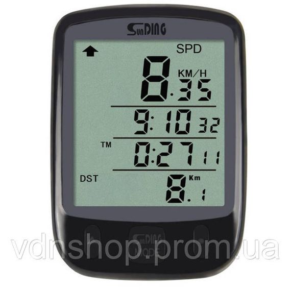 Хороший велокомп'ютер SunDing, Комп'ютер для велосипеда Велокомп'з вбудованою картою ZX-47 | Зображення 5
