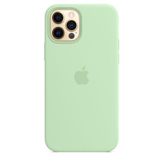 Чохол Silicone Case Full Protective (AA) для Apple iPhone 16 Pro (6.3") Зелений/Pistachio