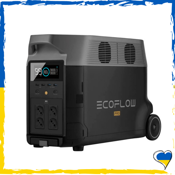 Зарядна станція EcoFlow DELTA Pro 3.6 кВт*год з євророзетками