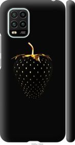 Чохол на Xiaomi Mi 10 Lite Чорна полуниця "3585m-1924-24368"