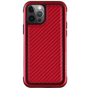 Чехол PC+TPU+Metal K-DOO MARS Series для Apple iPhone 13 Pro (6.1") TPU+PC, Carbon Red