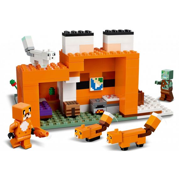 Конструктор LEGO Minecraft Лисича хатина 193 деталі (21178) | Зображення 2
