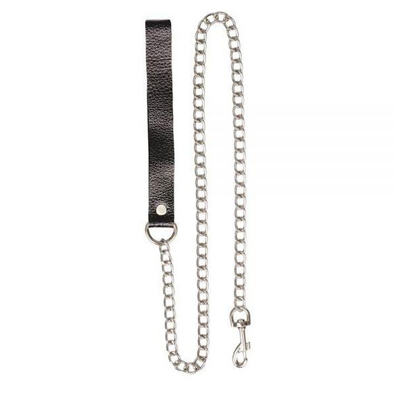 Повідець Leather Leash Black sexstyle