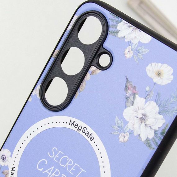 TPU+PC чехол Secret Garden with MagFit для Samsung Galaxy S23 FE Lilac | Зображення 5