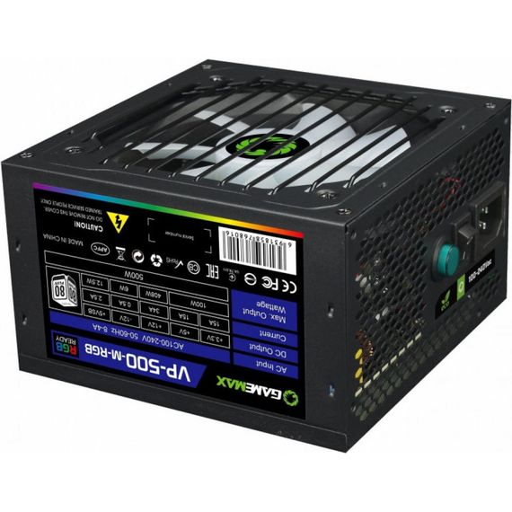 Блок живлення Gamemax 500W (VP-500-M-RGB) | Зображення 2